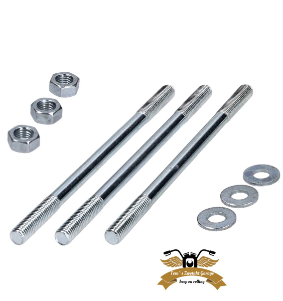 Zylinder Stehbolzen Kit Schrauben Unterlegscheiben Kit Ciao, Bravo, -OEM-