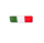 Cai Bravo Vespa Piaggio Logo 3D Zier Embleme Italia 25x10 mm