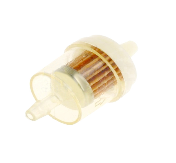 Benzinfilter klein 25mm x Ø 25mm transparent 6 mm mit Magnet