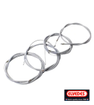 Ciao SC Bowdenzug Set grau komplett 2xBremse Gas Deko...