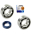 Kurbelwellenlager Satz Kugellager Lager Kurbelwelle NKE 6202 - C3 + Simmerring Wellendichtring Ciao Bravo Vespa SI