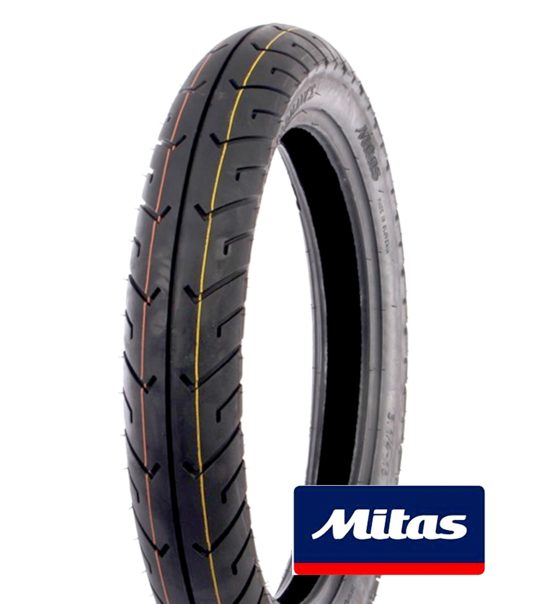 Mitas Semi Slick Pushchair Tyres - 12.5 X 1.75/2.25 Inch Black Replacement Wheels