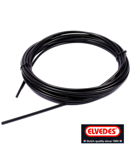Bowdenzughülle schwarz Außenhülle  Ø 4,9mm / Ø1,5mm Meterware -ELVEDES-