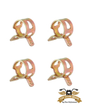 4 x Benzin Kraftstoff Schlauch Schelle Klemmfeder...