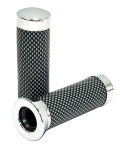 Lenkergriffe Chrom Carbon Look Griffe 140mm Ø...