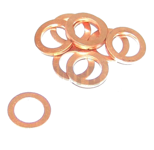 2 x Mofa Moped Ölwechsel Dichtung Kupfer Dichring M8 x 14mm