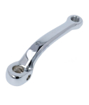 Pedalarm Tretkurbel rechts verchromt 125mm 9,5mm Keil...