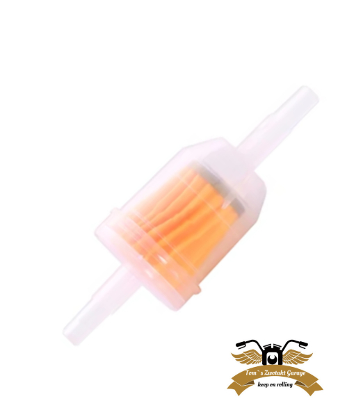 Benzinfilter transparent Mofa Moped groß 47 x 32 mm 6 / 7 mm Anschluß