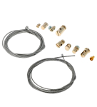Bowdenzug Reparatursatz 9-fach Nippelsortiment Nippel...
