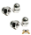 2 x Hutmutter M8 Edelstahl DIN 1587 V2A hohe Bauform Mofa Moped