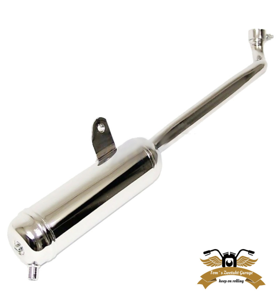 Auspuff Chrom 22mm Piaggio Vespa Ciao Bravo Mofa