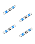 4 x Mofa Moped Kabel Löt Verbinder blau 6 x 40 mm...