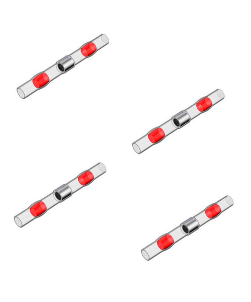 4 x Mofa Moped Kabel Löt Verbinder rot 2,7 x 40 mm für 0,5 - 1,25 qmm Litze Kabel