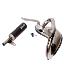 Auspuff Polini Top One Rennschleife 22mm Anschluß Tuning Piaggio Ciao Bravo