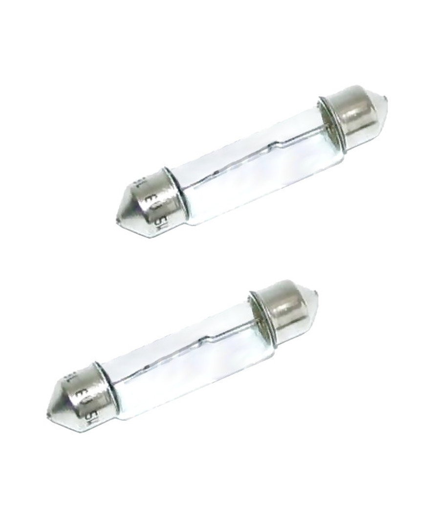 Cyclingcolors 2x Soffitte Glühbirnen 6V 5W - Auto & Motorrad Beleuchtung 11x44mm