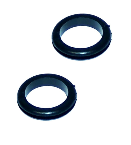 2 x Mofa Moped Gummi Tülle Durchgangstülle Kabeldurchführung Kabeltülle 17,5 x 19,0 mm