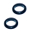 2 x Mofa Moped Gummi Tülle Durchgangstülle Kabeldurchführung Kabeltülle 16 x19  mm