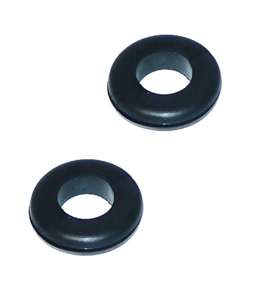 2 x Mofa Moped Gummi Tülle Durchgangstülle Kabeldurchführung Kabeltülle 12,5 x 20,0 mm