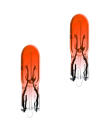 2 x Birne Glassockel Lampe T05 12V 1,2W Orange KFZ Mofa...