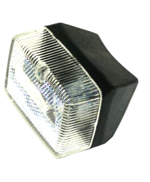 Rücklicht Rückstrahler klein schwarz Klarglas Mofa Moped universal