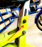 Sattel Befestigungsplatte Klemmplatte Sattelhalter Gilera EC1, Citta