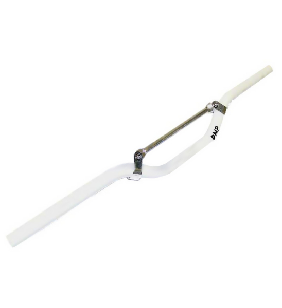 Cross Lenker weiß chrom DMP 65 cm Mofa Moped Enduro 22 mm