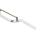 Cross Lenker weiß chrom DMP 65 cm Mofa Moped Enduro 22 mm
