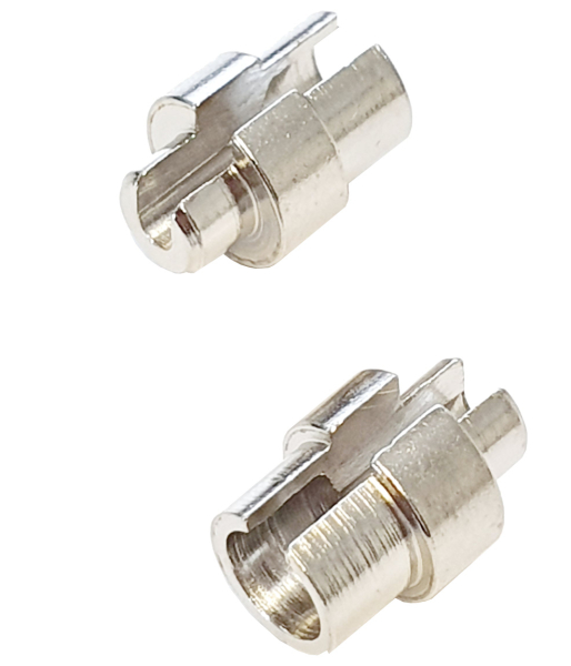 2 x Universalnippel Nippel geschlitzt Anschlagnippel Ø 8 + 6 mm x 15 mm