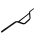 Cross Enduro Lenker schwarz breit Stahl 22mm Rohr 87 cm breit