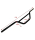Cross Enduro Lenker schwarz breit Stahl 22mm Rohr 87 cm breit