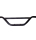 Cross Enduro Lenker schwarz breit Stahl 22mm Rohr 87 cm breit