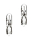 2 x Birne Glassockel Lampe T05 12V 2,3W glasklar KFZ Mofa Moped Motorrad Armaturen