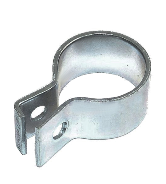 Auspuffschelle Stahl mit Lippe 28 mm M6 Mofa Moped Motorrad