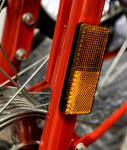 Reflektor U-Form selbstklebend 86 x 31 mm Mofa Moped Sicherheitsreflektor