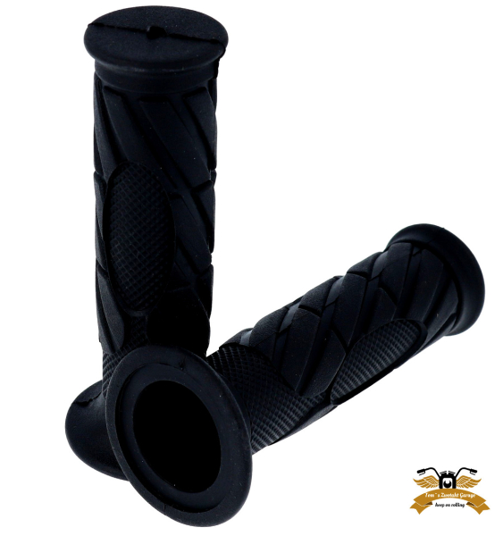 Lenkergriffe Gummi schwarz "Street" 22 / 24 mm 122 mm lang Griffe