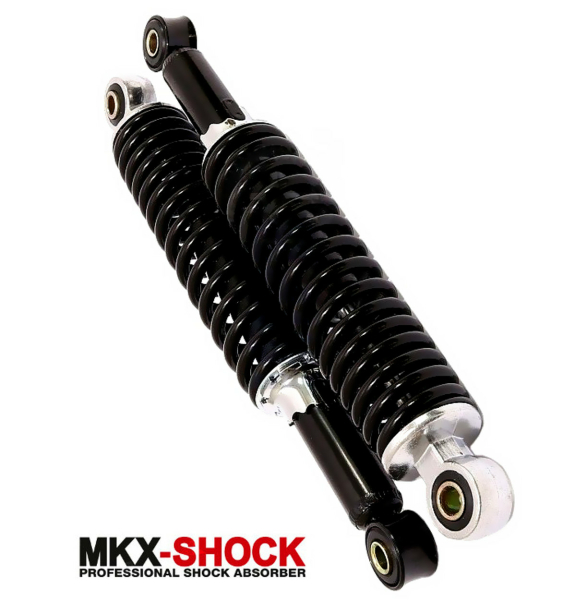 MKX-Schock Stoßdämpfer Federbeine schwarz  280 mm Federbein Mofa Moped Citta Bravo