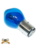 Birne BA20D 12V 45/40W Blau Lampe Mofa Moped Mokick Motorrad