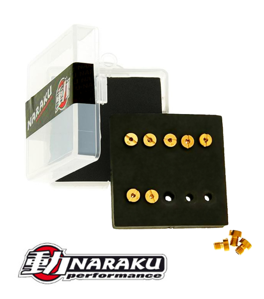 Vergaser Düsensatz Naraku Abstimmsatz M5 für Dellorto SHA SHB PHBG 10-teilig 80-98