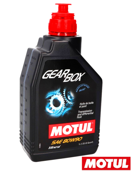 Getriebeöl Motul Gearbox 80W90 teilsynthetisch mit MoS Zusatz 1Ltr  (12,90/Ltr.)