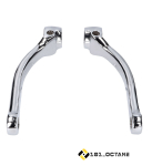 Pedalarm Satz Tretkurbel links rechts verchromt 155mm Ø 9,5 mm Keil