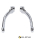Pedalarm Satz Tretkurbel links rechts verchromt 155mm Mofa Moped Ciao