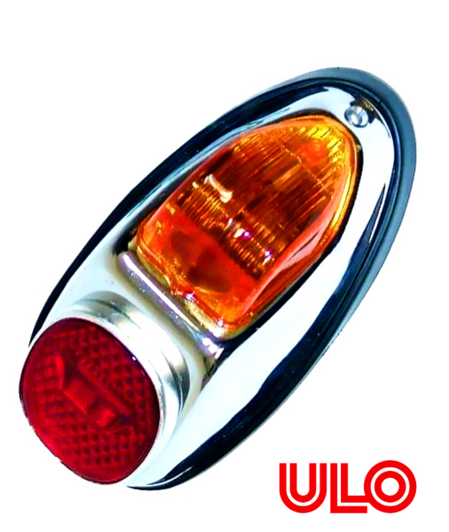 Rücklicht ULO Chrom Oldtimer Vintage Kreidler Mofa Moped Motorrad
