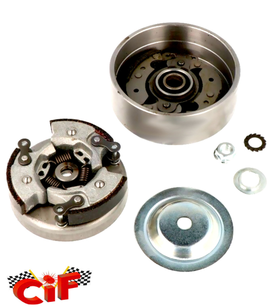 Kupplung komplett A-Qualität Glocke Starter Beläge Ciao, Bravo, SI -CIF-