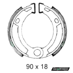 Bremsbacken vorne 90 mm Nabe 90x18mm Piaggio Bravo, Ciao,...