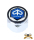 Lenkkopfmutter M24 Ciao Mix/Gilera EC1 Piaggio Embleme Lenker Mutter -OEM-