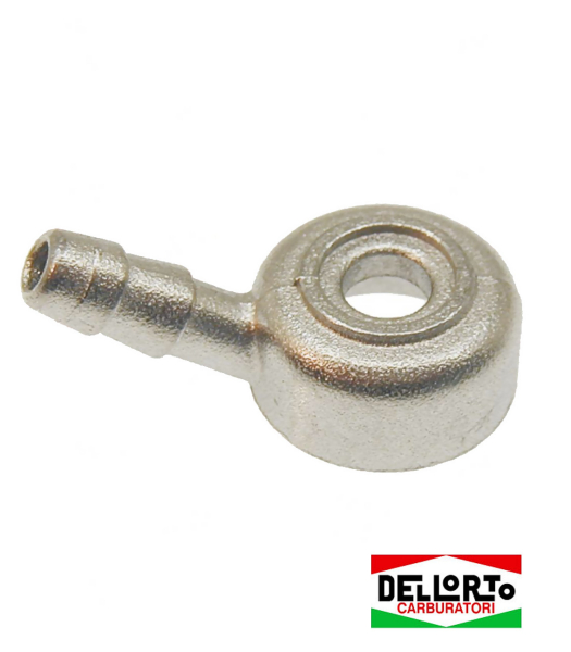Vergaser Dellorto SHA 10 12 13 Benzinanschluß  45° Benzinflansch Ø  16,5 mm