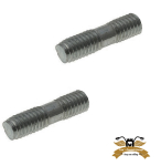 2 x Auspuff Stehbolzen Stahl M6 x 32mm hochfest Mofa...