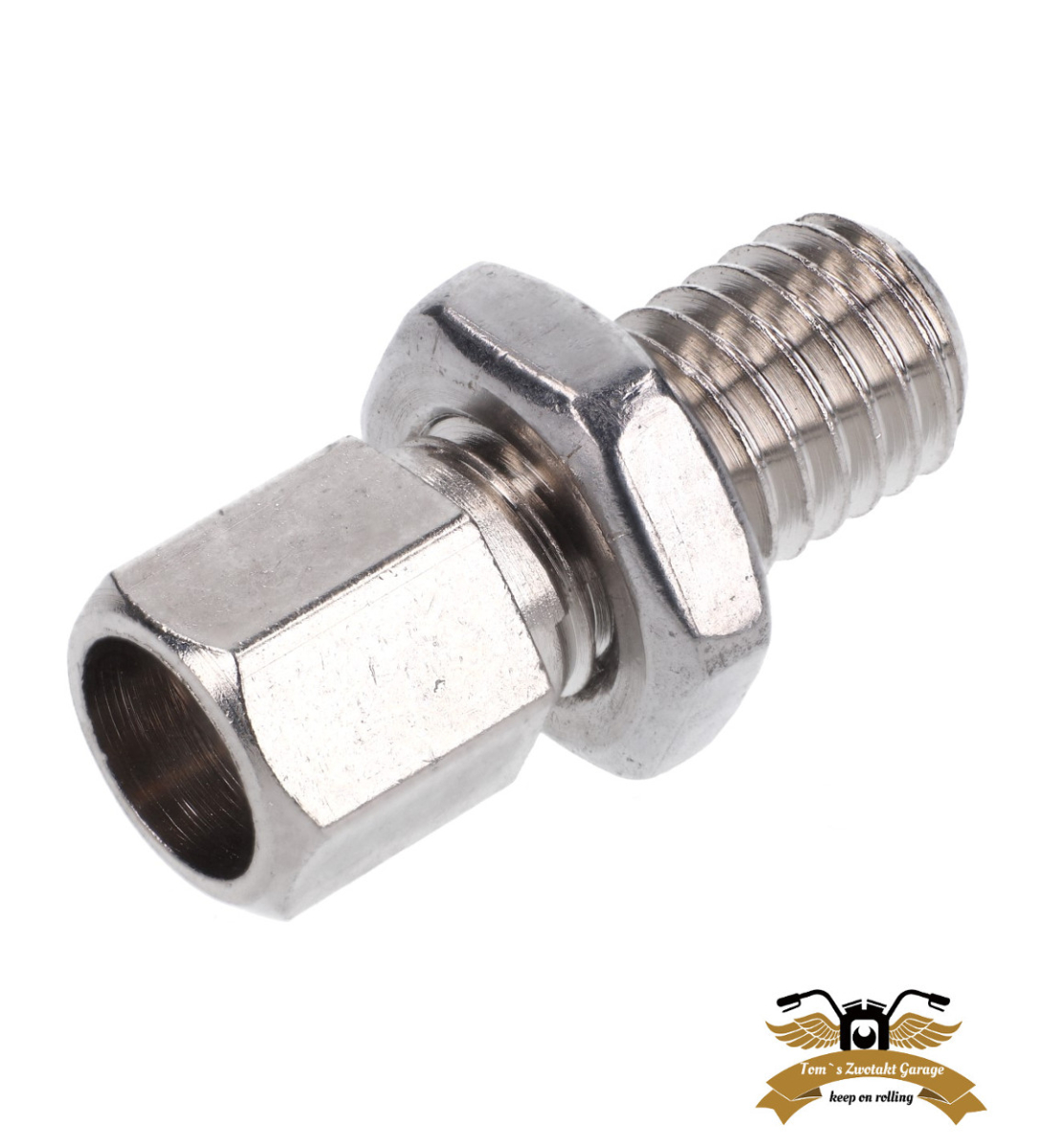 Einstellschraube M6 Für Gaszug, Bremszug, Kupplungszug - Universal Für Roller, Mofa, Motorrad