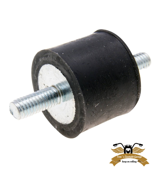 Auspuffhalterung Silentblock Gummilager Gummipuffer M6x14 25x20mm Mofa Moped