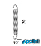 Feder Polini Spannfeder Auspuff 70mm Ø 1,7 mm...